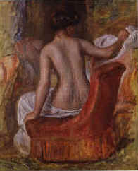 Pierre Renoir Nude in an Armchair